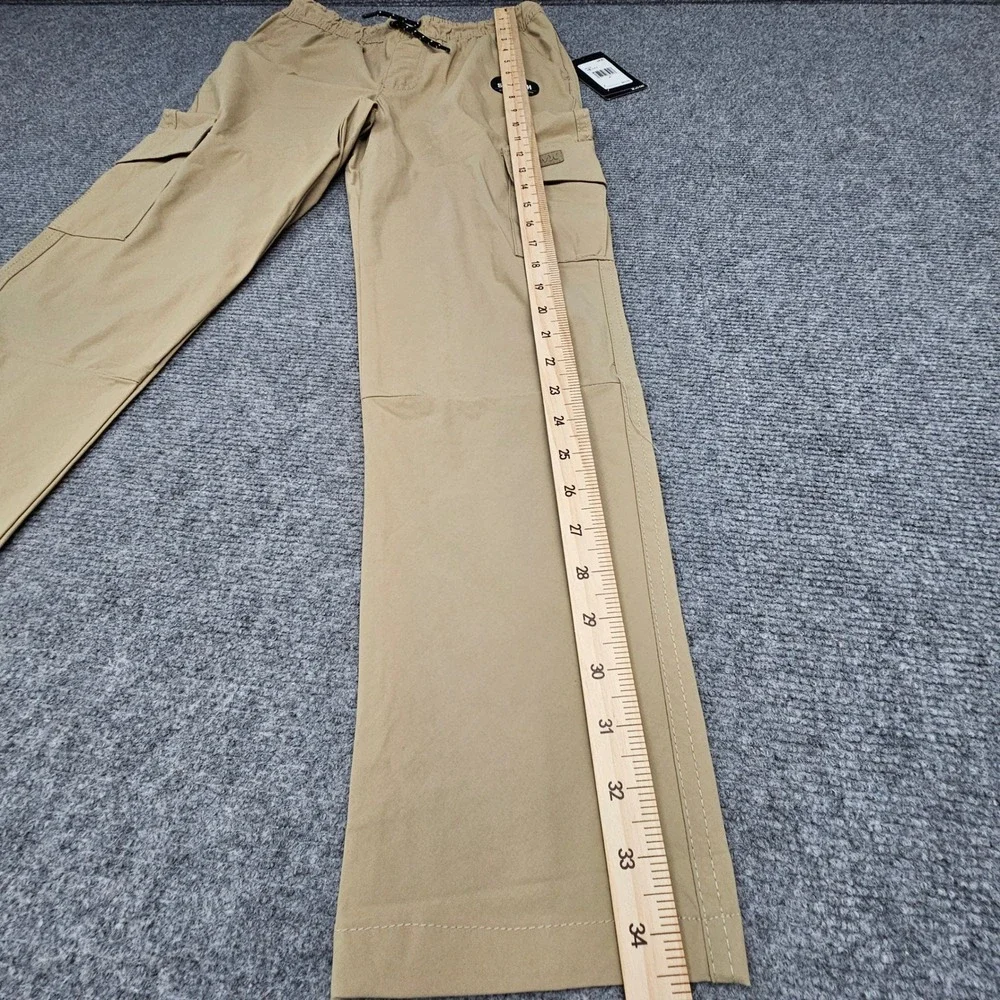 Hurley Boys Cargo Pants H2O-Dri 2-Way Stretch‎ Khaki Tan Size M 10-12